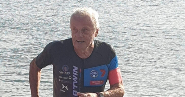 bloom hearing specialists interview Alf Lakin, an 80-year-old triathlete